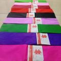 Crepe Paper Sheet - Random Color Art#M247-SCP-0001. 