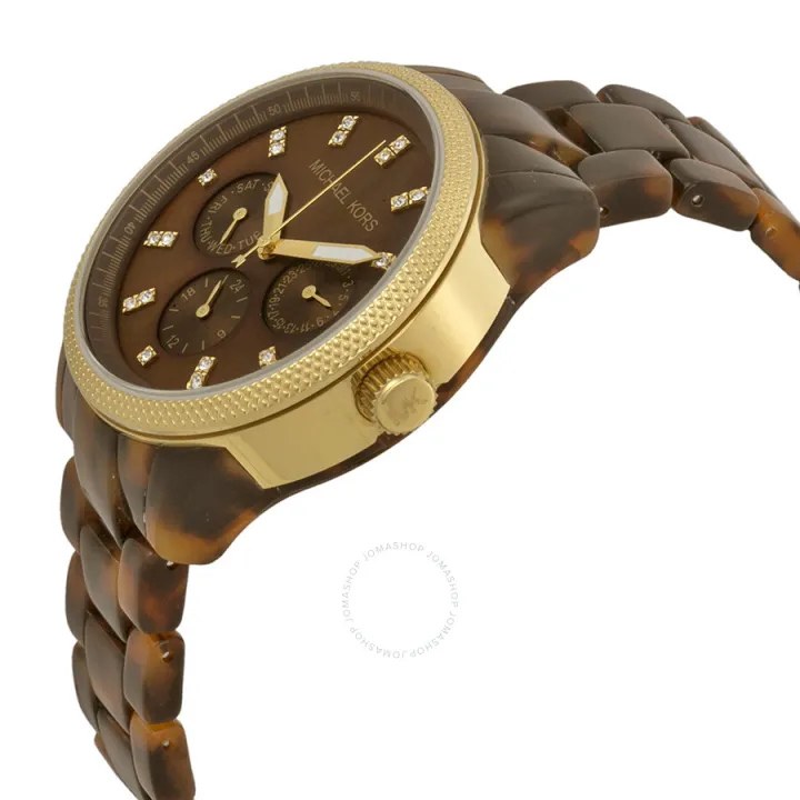 Michael%20Kors%20Mother%20Of%20Pearl%20Dial%20Tortoise%20shell%20Acrylic%20Strep%20Watch%20For%20Women%20MK-5038%20-%20Image%204