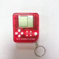 Pocket Mini Game Machine Keychain Backpack Pendant Classic Nostalgic Tetris Game Puzzle Decompression Toy. 