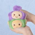 PinShang Cute Teletubbies Head Plush Doll Pendant Cartoon Keychain Backpack Ornament. 