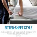 Waterproof Mattress Protector Cover - 100% Waterproof - Terry Cotton. 