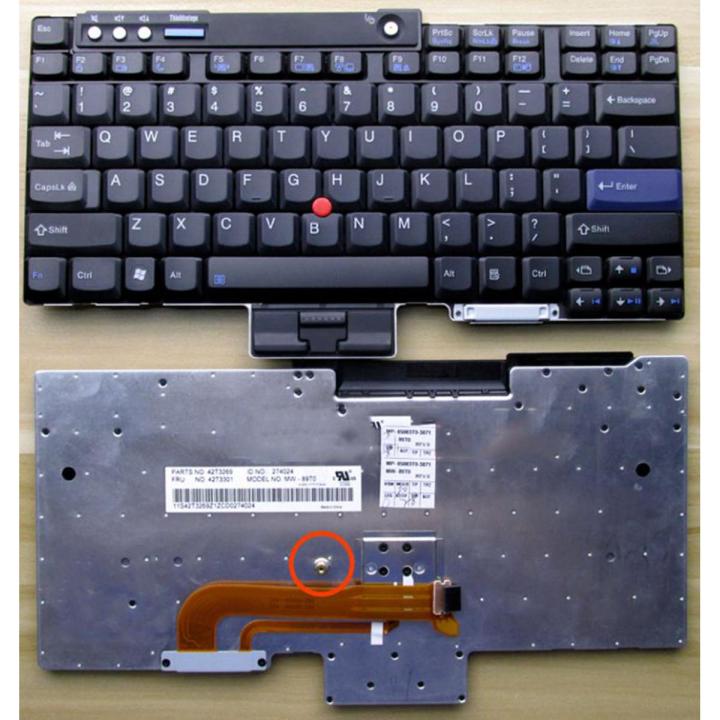 Laptop Notebook Keyboard Lenovo ThinkPad W500   P/N  42T3937 –  Black