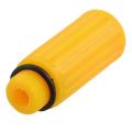 QUANBU 16mm Male Thread Dia Plastic Oil Plug for Air Compressor Orange. 