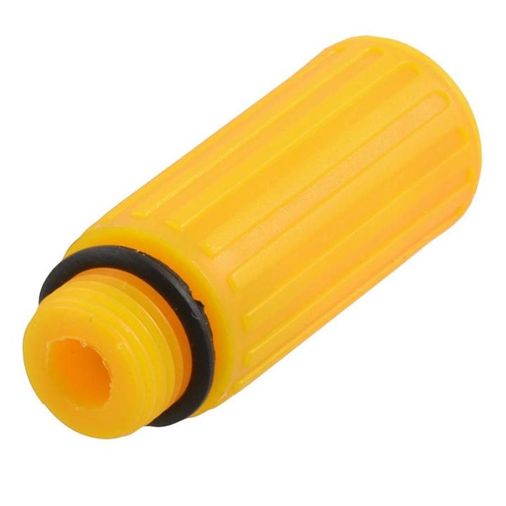 QUANBU 16mm Male Thread Dia Plastic Oil Plug for Air Compressor Orange