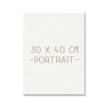 Painting Canvas Size 30cm x 40cm - White. 