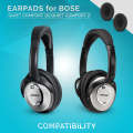 BOSE QC15 & QC2 REPLACEMENT EARPADS, EARCUSHIONS - MADE WITH PREMIUM MATERIALS, BETTER THAN STOCK (from BrainWavz Audio). 