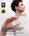 soundpeats air 5 wireless bluetooth earbuds with touch sensor control tws rapid charging case led display high quality sound bass boosted noise cancelling sweatproof stereo audio. 