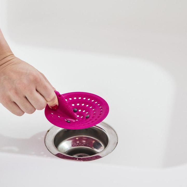 Flexible Silicone Sink Strainer, Fits Any Sink Up To 4.3 in