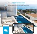 Wansview Outdoor Security Camera W4 1080P WiFi Home Surveillance Waterproof Camera with Night Vision, Motion Detection, Remote Access, Works with Alexa-W4. 
