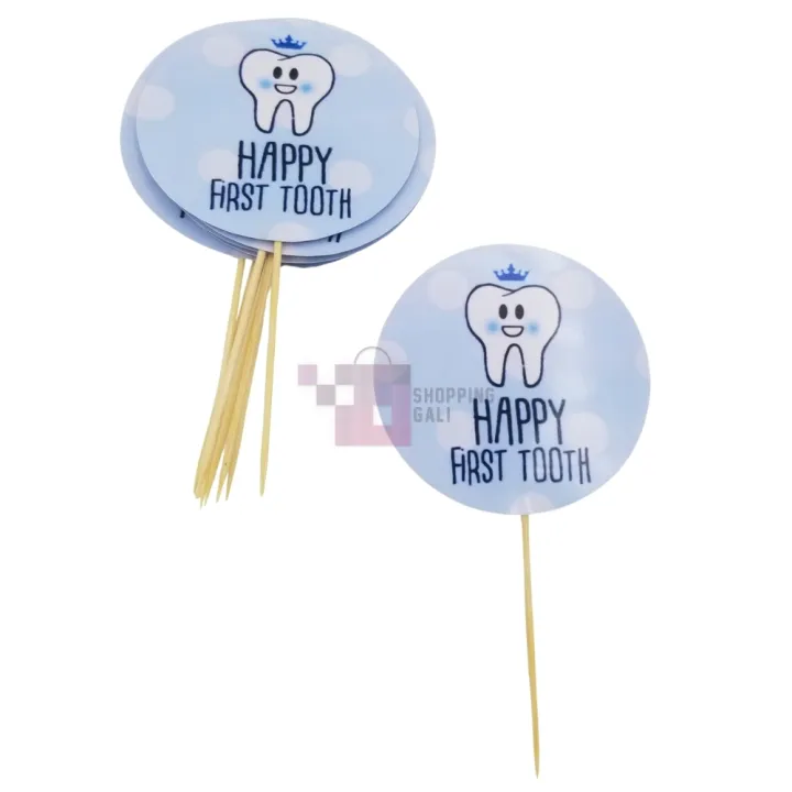 First%20Tooth%20Cupcake%20Topper%20-%202.5%20inch%20-%20First%20Tooth%20Themed%20Party%20-%20Blue%20-%20%20Unisex%20-%20Pack%20Of%2010%20-%20Image%202