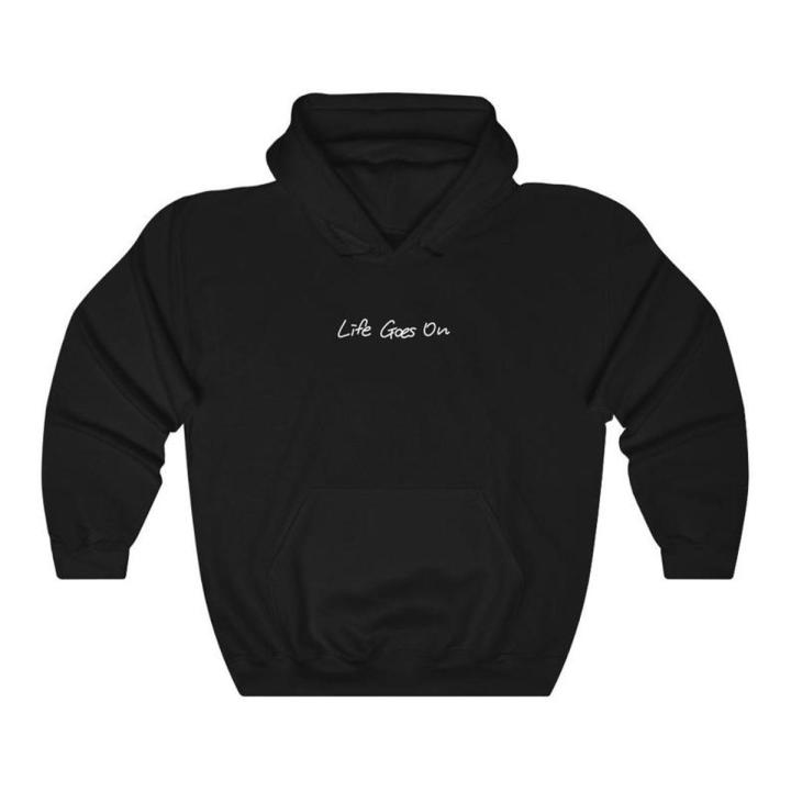 BTS Life Goes On Hoodie BTS Sweatshirt BTS Shirt Bts Gift Bts Merch Aesthetic pullover hoodies