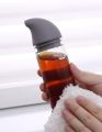 Techmanistan 160ml Glass Oil Bottle Glass Olive Oil Dispenser Bottle, Mini Household Olive Oil Dispenser Bottle, Glass Silica Gel Small Oil Can with Lid, Oil Bottle. 
