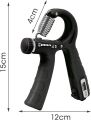 HISTRO 5-60 kg Plastic Hand Grip Strengthener – Adjustable Grip Strength Trainer with Stainless Steel Spring for Strong Wrists, Fingers, Forearm, Hands and Rehabilitation Exercise  Hand Gripper Adjustable Resistance Automatic Counting Non-Slip Hand Grip. 