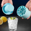 Silicone Ice Cube Bucket with Lid Reusable Ice Cubes Molds, Ice Cube Tray Mold Barware Party Household Kitchen Tools, Ice Cube Tray Mold. 