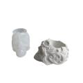 Epoxy Resin Skull Mold DIY Craft Handmade Mold Cement Mold Flowerpot Mold Silicone 3D Shape Resin Mold for Home Decor Garden. 