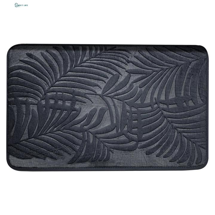 Non-slip Entry Rug Super Soft Waterproof Doormat for Indoor Outdoor Use Non Slip Easy Clean Entrance Mat for Patio Moisture-absorbing Wear Resistant Floor Mat Shower Mat