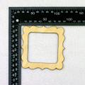 Square Big Photo Frame QITAI 12Pieces/lot Wooden Veneer Shape Frames Scrapbooking Products DIY Card Crafts Home Decoration WF047. 