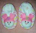 1 Pair - Newborn Baby Booties  (New Born Babies Stuffed Socks). 