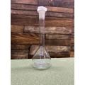 Volumetric Flask, 100ml – Clear-Fitted with Polypropylene Stopper - Class A, Tolerance ±0.10 ml - White Graduation Mark - Borosilicate Glass –NORMAX. 