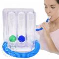 Three Ball Spirometer for Lungs Exercise. 