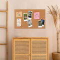 NAMUNY Cork Board Bulletin Board, Small Rectangular Pin Board for Wall, Self-Adhesive Cork Board for Office, School and Home. 
