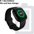 Fitbit Versa 3 Health & Fitness Smartwatch with GPS, 24/7 Heart Rate, Alexa Built-in,  Black/Black, One Size (S & L Bands Included). 