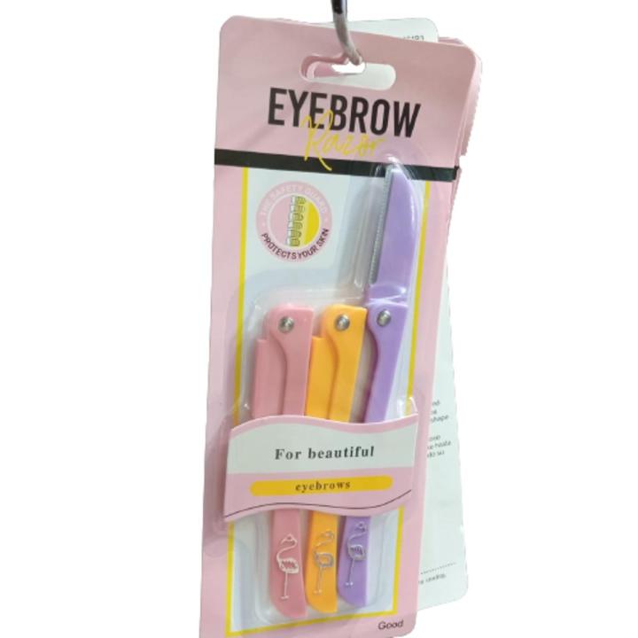 Pack Of 3- Facial Razor for Face, Eyebrows & Body shaving | 3-Piece Facial Touch-up Razor |