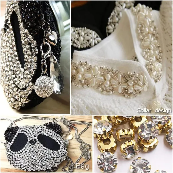 Gold%20Sew%20On%20Rhinestones%20Trim%20Claw%20Rhinestones%20Shiny%20Crystal%20Stones%20Beads%20Sew%20On%20Rhinestone%20for%20Clothes%20-%20Image%204