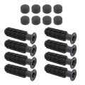 8Pcs Table Football Handles Easy Install Rod Table Soccer Lightweight Practical Octagonal Replacement Child Parts Accessories. 
