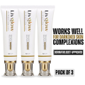 PACK OF 3 LIVGLOW SKIN BRIGHTENING CREAM - 30gm (For Men & Women) Protection from Premature Skin Ageing, Lighten the skin, Reduces Dark Spots & Blemishes.. 