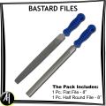 Bastard Files (Flat & Half Round) 8". 