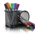 Pencil and Pen Cup Holder for Office Desk Mesh Stationary Organizer .. 