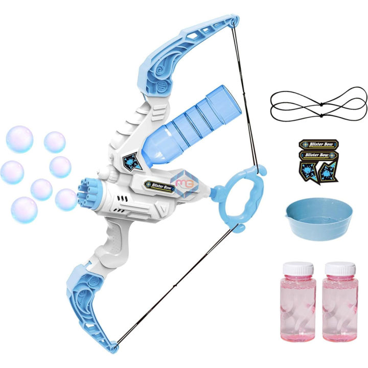 2in1 Bubbles & Water Shooter Bow & Arrow - 777-4A - Random Color