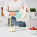 Bowl scraper Ikea silicone light blue. 