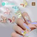 DR BEI Nail Jewelry Exquisite Shape Butterfly Nail Decoration 3D Manicure Design. 