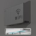 Wall-mounted router box Office Media Decor Console Wifi Wifi box Wireless storage boxes Rack Bracket Hangings Wall Shelf. 