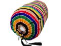 Relaxsit Round Pillow side Pillow Gao pillow traditional side cushion ideal for floor sittings made with Acrylic & polyester weaved Inclusive of polyester filling  covers or with inserts both listed - gol takiya ( size 12" H x 24"W). 