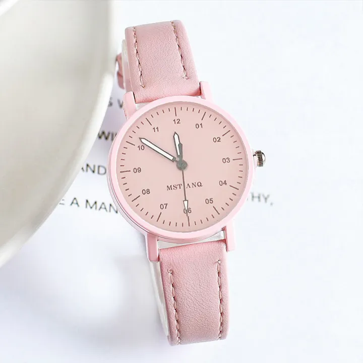 (Whitout%20Bracelet)%20Yfashion%20Women%20ple%20Stylish%20Watch%20With%20Imitation%20Leather%20Band%20Antique%20Mori%20Wrist%20Watch%20For%20Middle%20School%20Student%20Girl%20color%20-%20Image%209