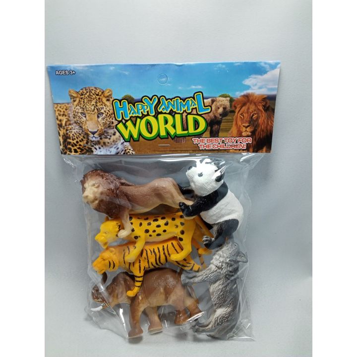 10pcs%20Complete%20Pack%20High%20Quality%20Rubber%20Wild%20Animal%20Zoo%20Set%20Toys%20For%20Kids%20&%20Boys%20-%20Image%204
