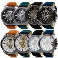 Men Big Dial Stainless Steel Analog Sports Wrist Watch. 