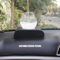 PU LEATHER CAR TISSUE BOX UNIVERSAL -BLACK HIGH QUALITY LEATHER. 