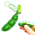 FashionApple Portable Peas In A Pod Keyring Edamame Keychain Cute Bean Unzip The Toy. 