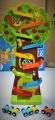 Squirrel Taxiway Wooden Car Race Track for children fun and learning Miniature Speeding Cars Ramp Racing Cars Orbital Cars Car Tower Track Zig Zag Race Track Flip Flop Car Educational Toy for Kid. 