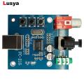 Pcm2704 Audio Dac Usb To S/pdif Sound Card Hifi Dac Decoder Board 3.5mm Analog Coaxial Optical Fiber Output A1-010. 