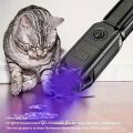 Portable UV Flashlight UV395NM Zoomable ABS Torch 3 Modes Camping Ultraviolet Flashlights For Pet Stacks Fluorescent Detection. 