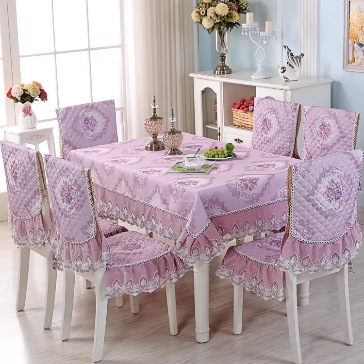 Dining Chair Cushion Set Chair Cover European Lace Fabric Home New Chinese Dining Chair Cushion Chair Mat Dining Table Tablecloth Daraz.pk