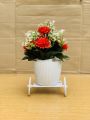 Unique Floral Cycle Decoration With Artificial Flowers Bicycle Woven Flower Basket Flower Vase for Home Wedding Decoration Best For Gift Home Deoration. 