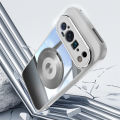 For Google Pixel 9 9A Pro XL 8A Phone Case, 360 ° Rotating Magnetic Bracket Transparent Cover with Lens Protection. 