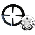 Stove Ring Moka Pot Gas Black Pans Rack Iron Support Trivet Reducer Camping Heat Diffuser 13.3cm Cooker Simmer. 