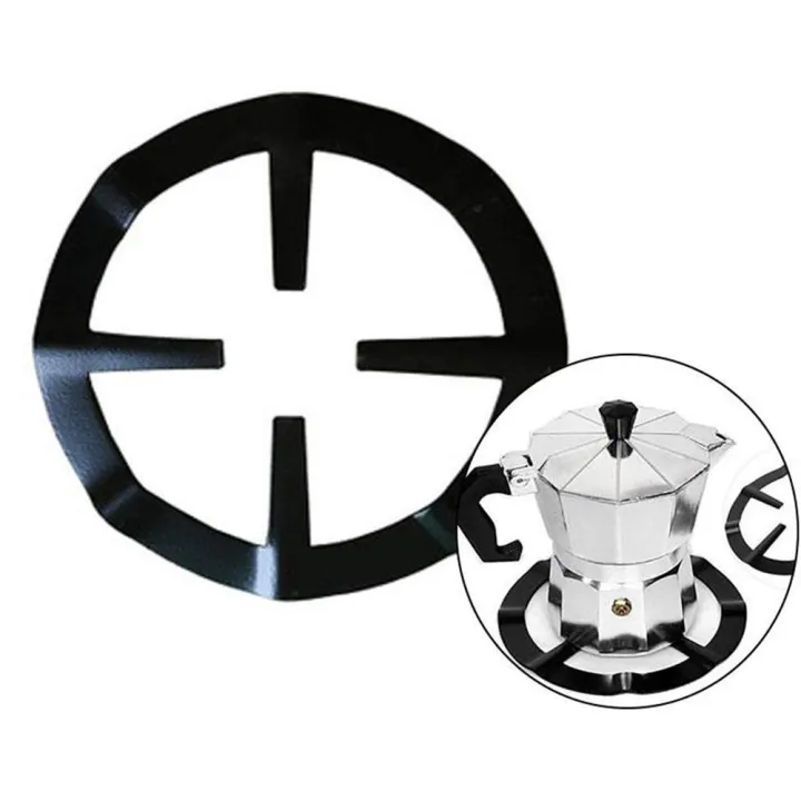 Stove%20Ring%20Moka%20Pot%20Gas%20Black%20Pans%20Rack%20Iron%20Support%20Trivet%20Reducer%20Camping%20Heat%20Diffuser%2013.3cm%20Cooker%20Simmer%20-%20Image%204